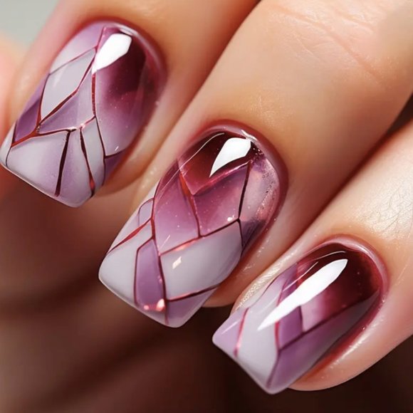 Other - Press On Nails Short Square Fake Nails